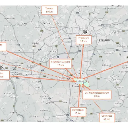 Dachstudio Nahe S-Bahn Frankfurt - Darmstadt ǀ Modern & Gemuetlich *